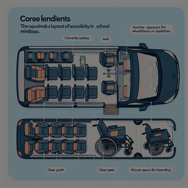 Comment optimiser la disposition des sièges pour l'accessibilité dans les minibus scolaires?
