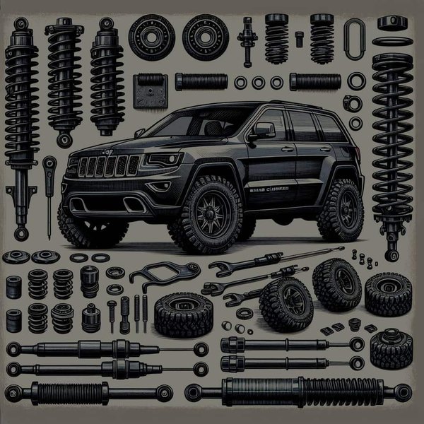 Quels sont les meilleurs kits de suspension pour une utilisation tout-terrain avec une Jeep Grand Cherokee ?